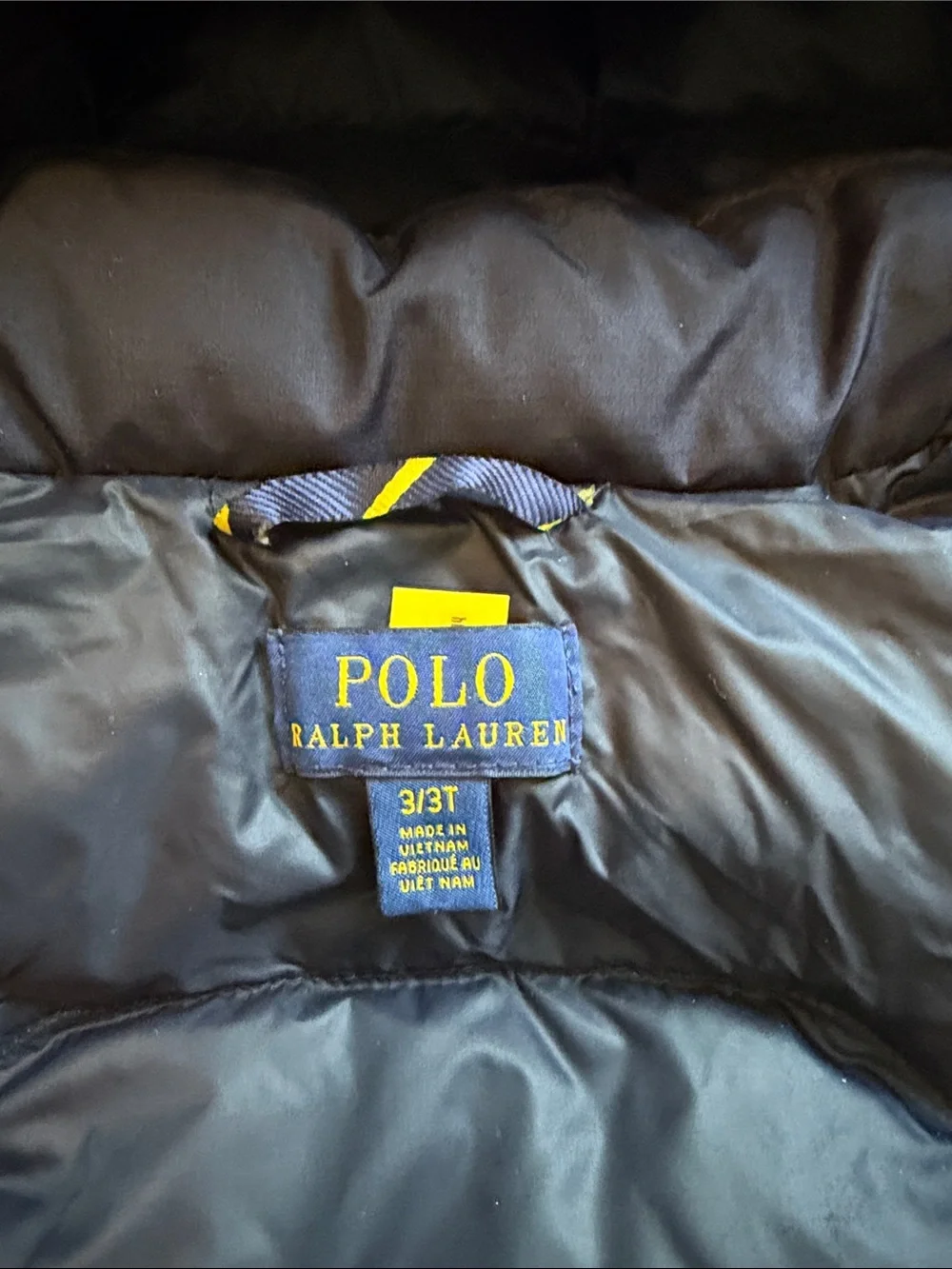 Polo by Ralph Lauren Navy Quilted Hooded Puffer Jacket